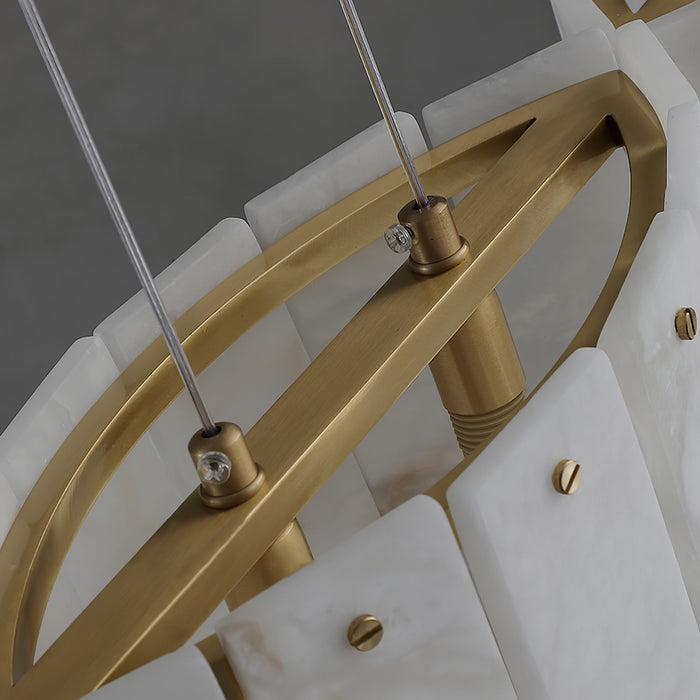 Arctora Alabaster Pendant Lamp - Simprolos