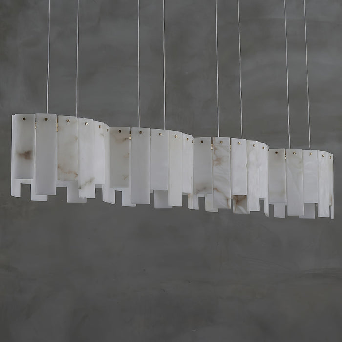 Arctora Alabaster Pendant Lamp - Simprolos