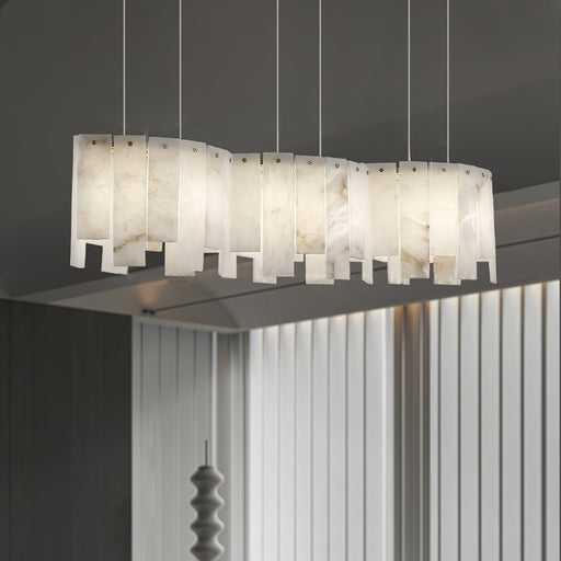Arctora Alabaster Pendant Lamp - Simprolos