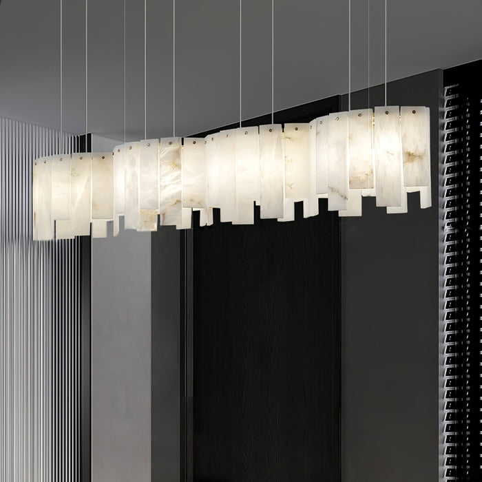 Arctora Alabaster Pendant Lamp - Simprolos