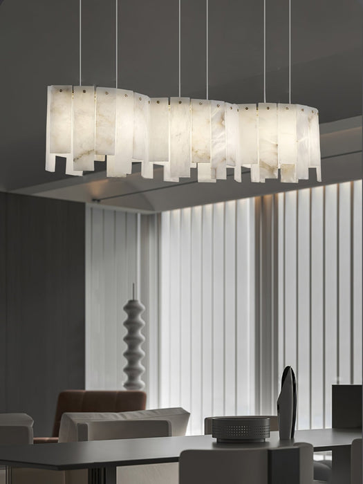 Arctora Alabaster Pendant Lamp - Simprolos