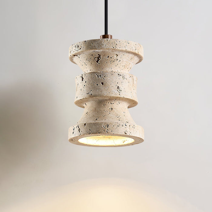 Ardelle Travertine Pendant Lamp - Simprolos