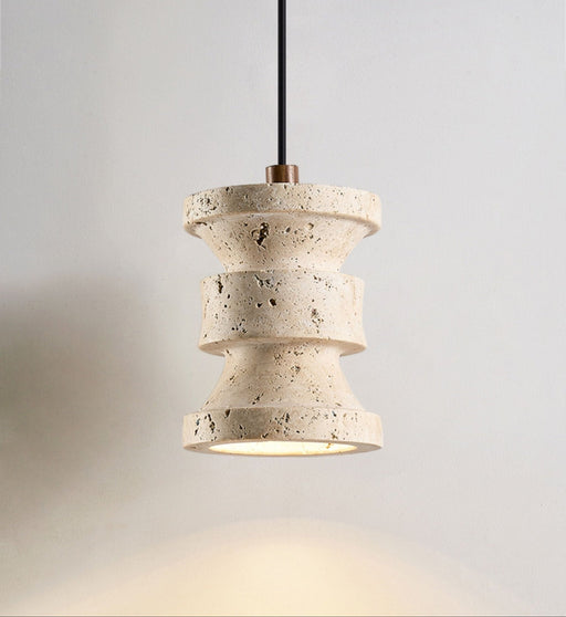 Ardelle Travertine Pendant Lamp - Simprolos