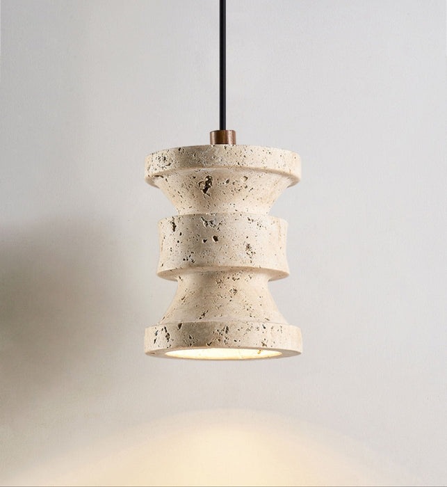 Ardelle Travertine Pendant Lamp - Simprolos