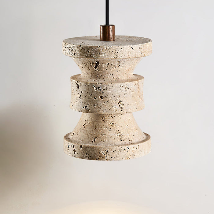 Ardelle Travertine Pendant Lamp - Simprolos