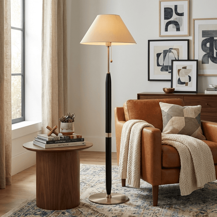 Arden Wood Floor Lamp - Simprolos