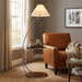Aria Curved Shelf Floor Lamp - Simprolos