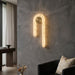 Arlo Loop Alabaster Wall Light - Simprolos