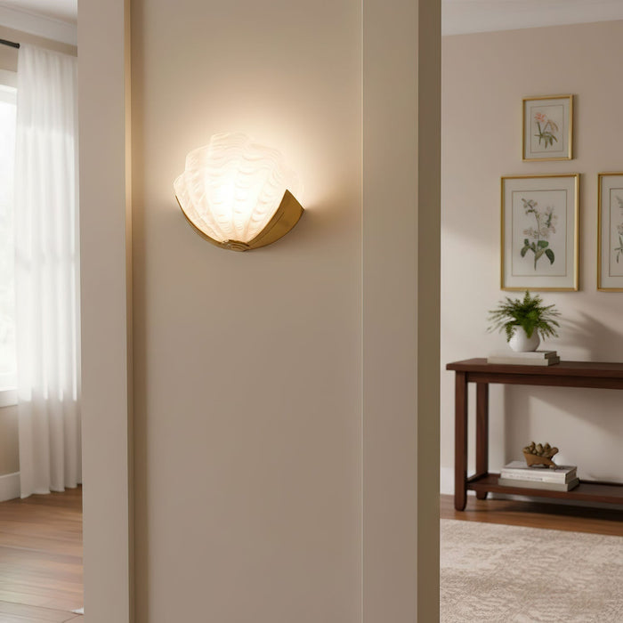 Art Deco Scallop Wall Light - Simprolos
