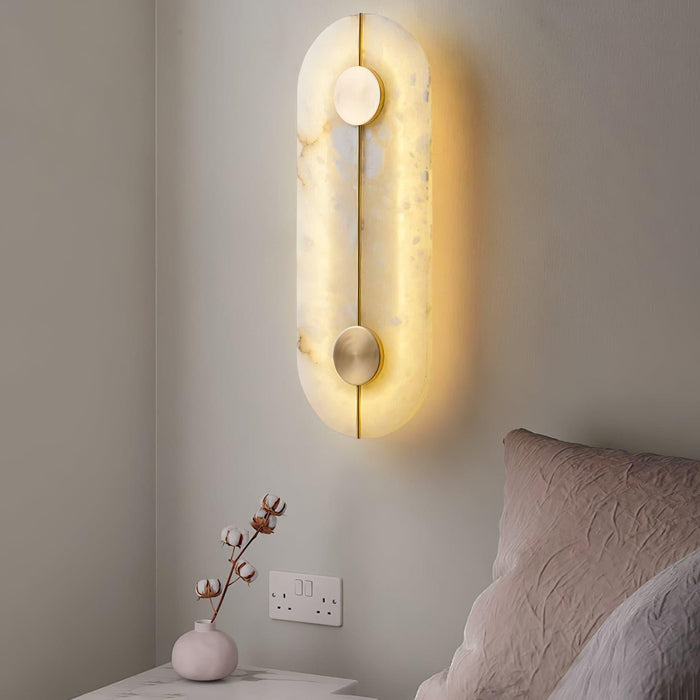 Artistic Alabaster Wall Lamp - Simprolos