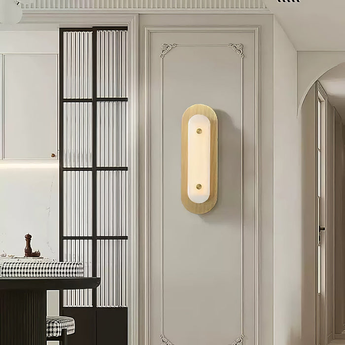 Asher Horizon Alabaster Wall Lamp - Simprolos