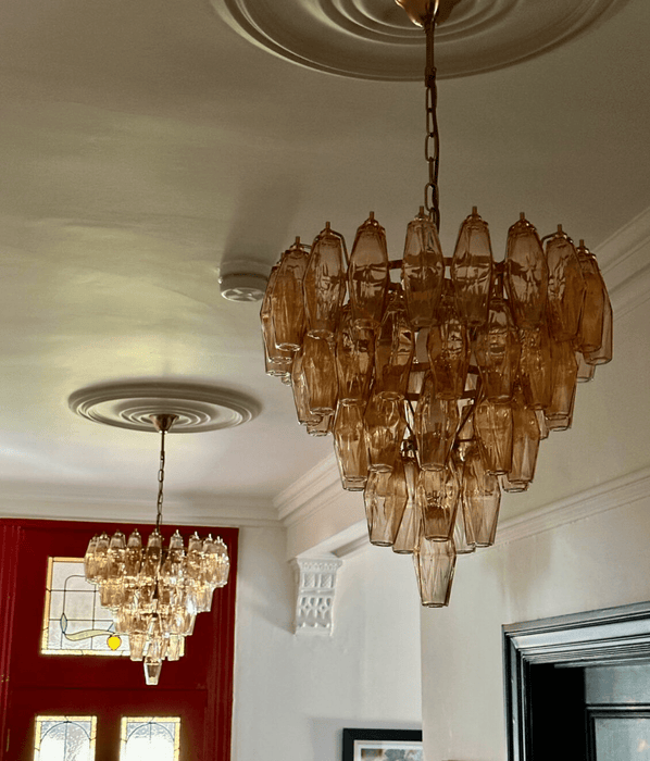Asti Glass Chandelier - Simprolos