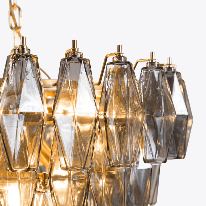 Asti Glass Chandelier - Simprolos