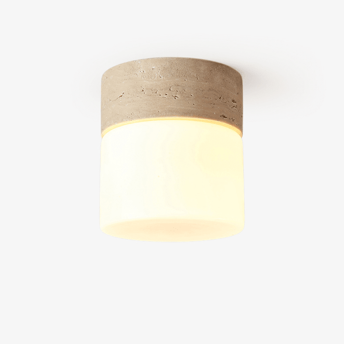 Astrid Travertine Ceiling Lamp - Simprolos