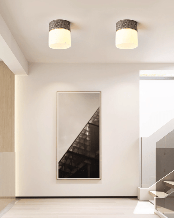 Astrid Travertine Ceiling Lamp - Simprolos