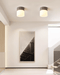 Astrid Travertine Ceiling Lamp - Simprolos