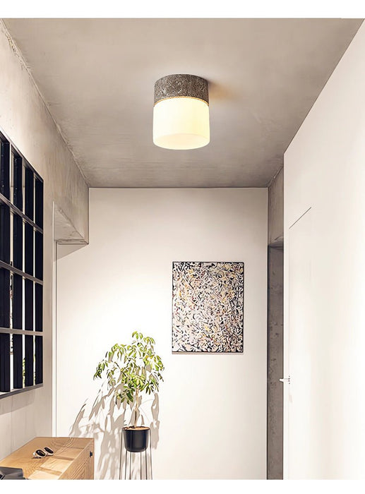 Astrid Travertine Ceiling Lamp - Simprolos