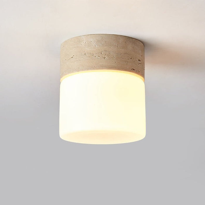 Astrid Travertine Ceiling Lamp - Simprolos