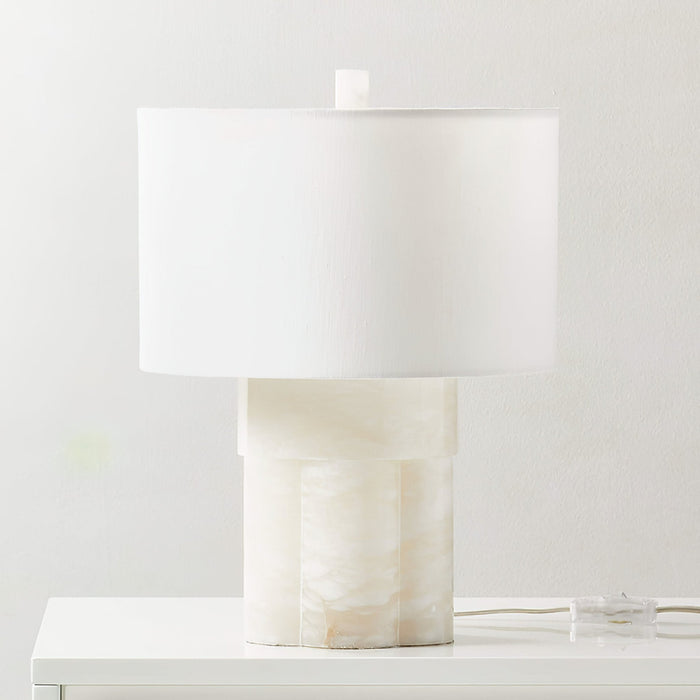 Athena Alabaster Table Lamp - Simprolos