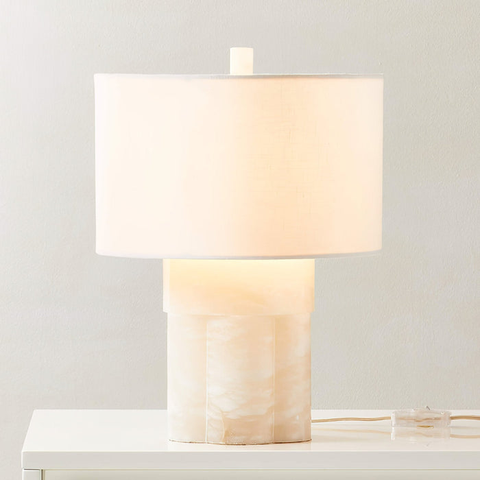 Athena Alabaster Table Lamp - Simprolos
