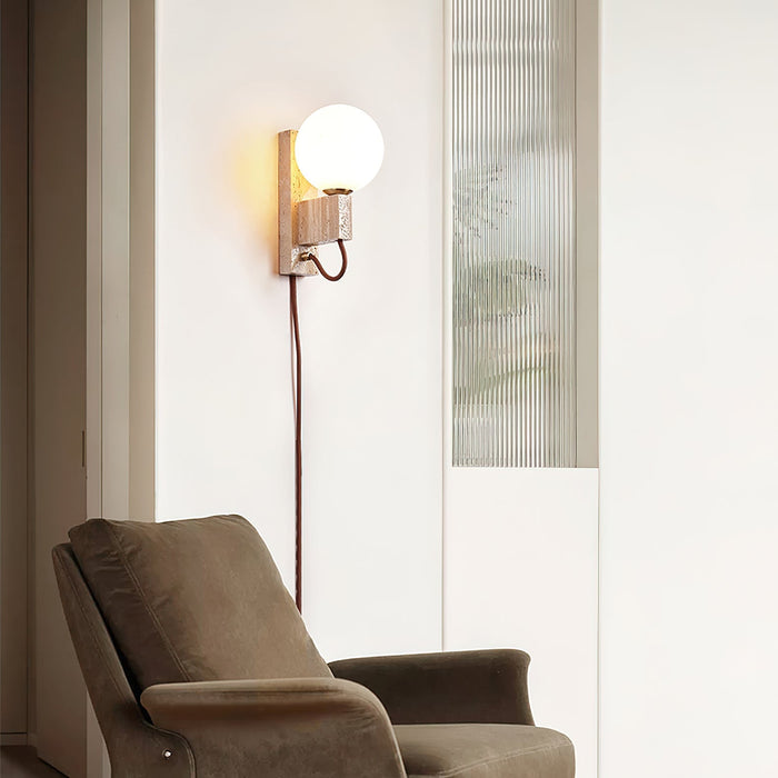 Atlas Globe Wall Sconce - Simprolos