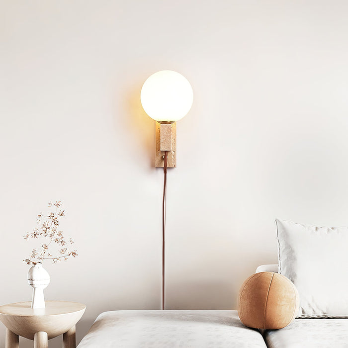 Atlas Globe Wall Sconce - Simprolos