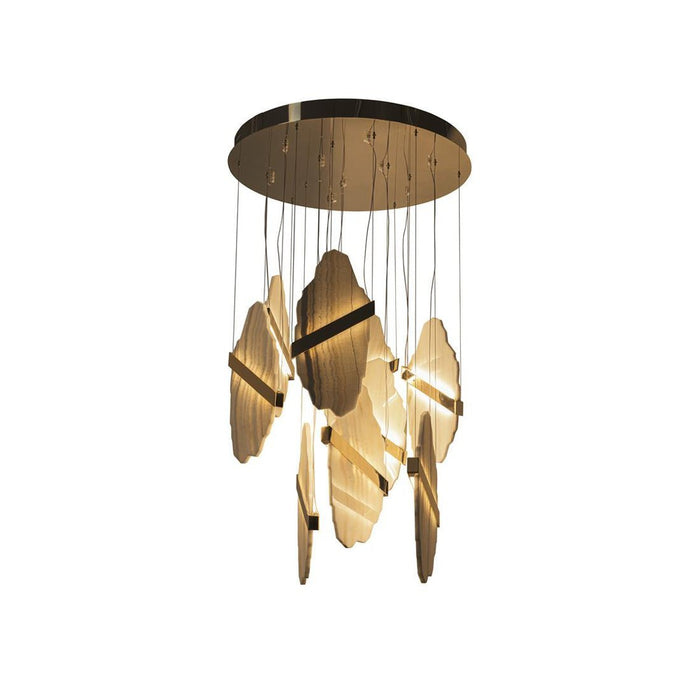 Auralith Alabaster Chandelier - Simprolos