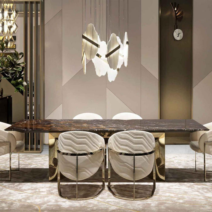 Auralith Alabaster Chandelier - Simprolos