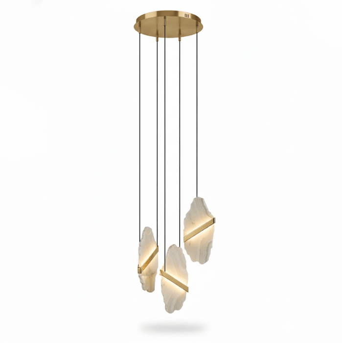 Auralith Alabaster Chandelier - Simprolos