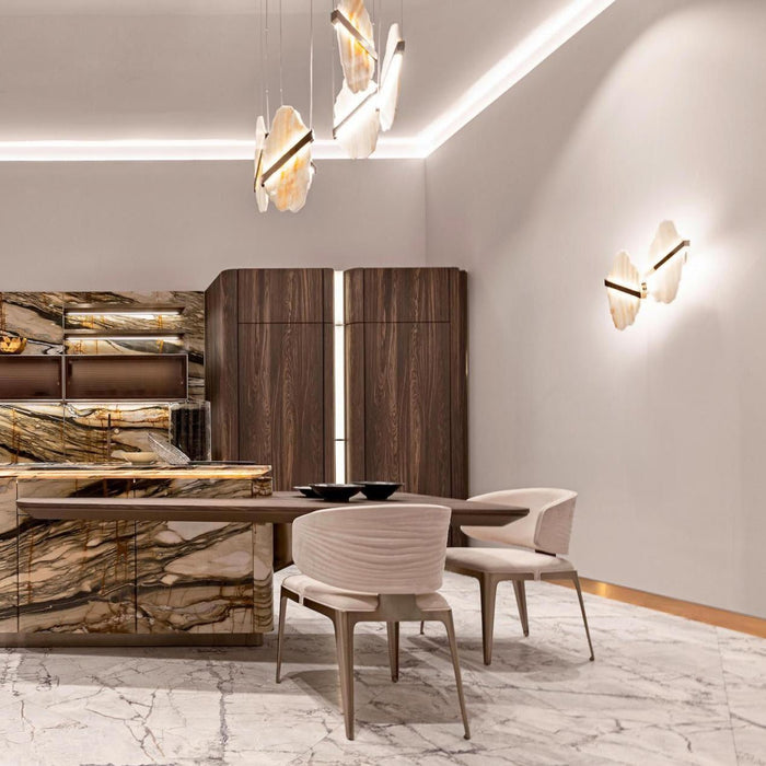 Auralith Alabaster Chandelier - Simprolos