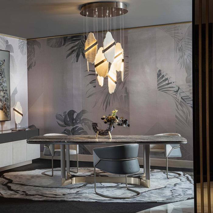 Auralith Alabaster Chandelier - Simprolos