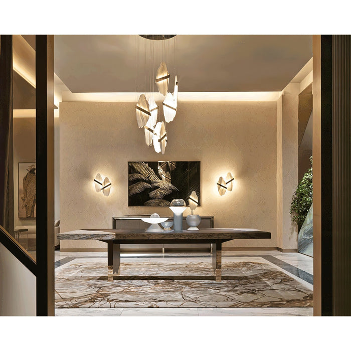 Auralith Alabaster Chandelier - Simprolos