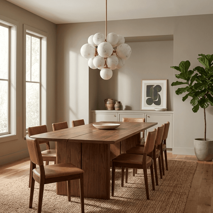 Aurelia Alabaster Cluster Chandelier - Simprolos