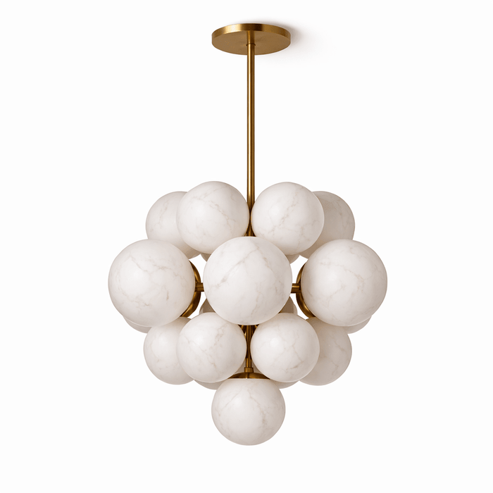 Aurelia Alabaster Cluster Chandelier - Simprolos