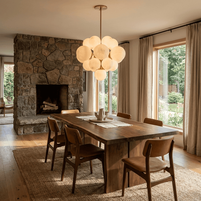 Aurelia Alabaster Cluster Chandelier - Simprolos