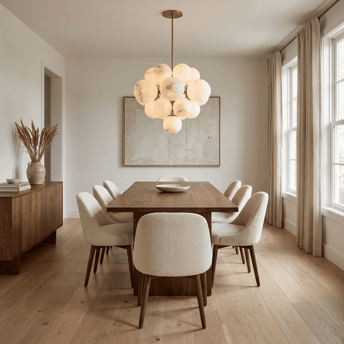 Aurelia Alabaster Cluster Chandelier - Simprolos