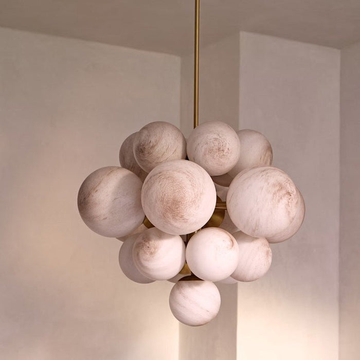 Aurelia Alabaster Cluster Chandelier - Simprolos