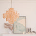 Aurelia Apricot Glass Chandelier - Simprolos