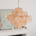 Aurelia Apricot Glass Chandelier - Simprolos