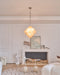 Aurelia Apricot Glass Chandelier - Simprolos