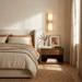 Aurelia Double Panel Alabaster Wall Light - Simprolos