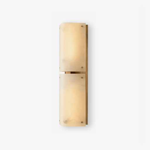 Aurelia Double Panel Alabaster Wall Light - Simprolos