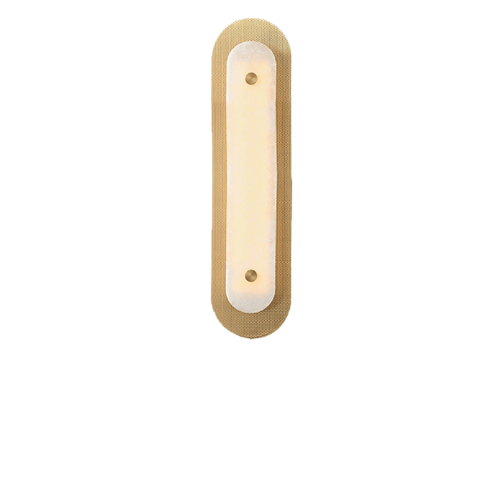 Aurelia Perforated Alabaster Wall Sconce - Simprolos