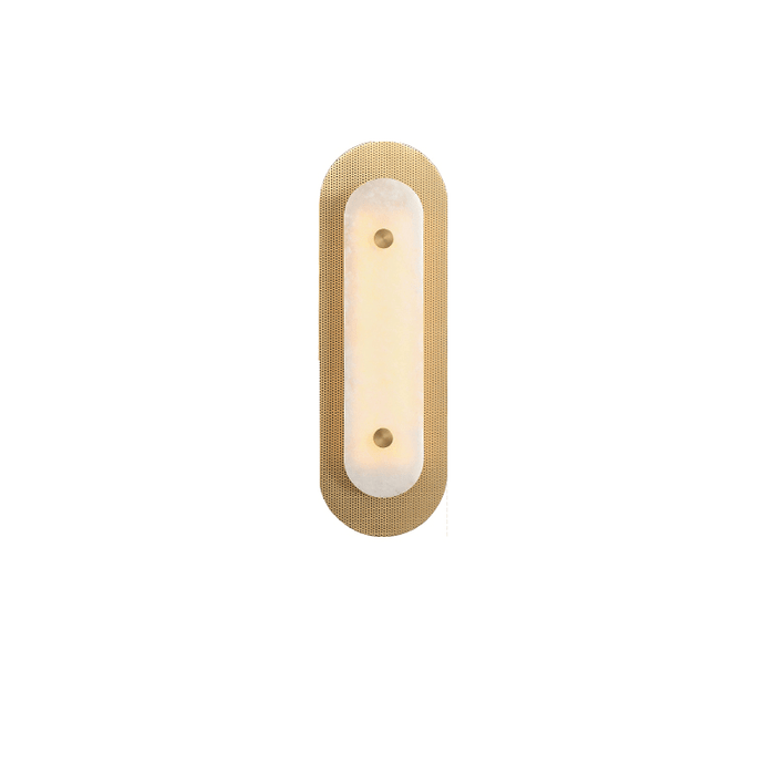 Aurelia Perforated Alabaster Wall Sconce - Simprolos