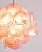 Aurelia Pink Glass Chandelier - Simprolos