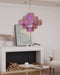 Aurelia Pink Glass Chandelier - Simprolos