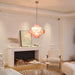 Aurelia Pink Glass Chandelier - Simprolos