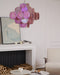 Aurelia Pink Glass Chandelier - Simprolos