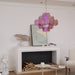 Aurelia Pink Glass Chandelier - Simprolos
