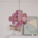 Aurelia Pink Glass Chandelier - Simprolos
